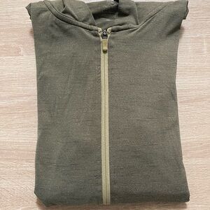 Nike Green Zip-Up Men's Sweater